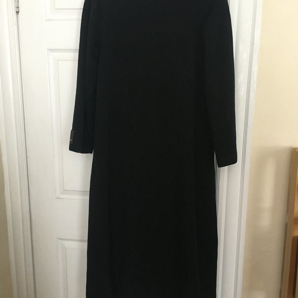 Marvin Richards black floor-length wool and cashmere jacket - Picture 3 of 5
